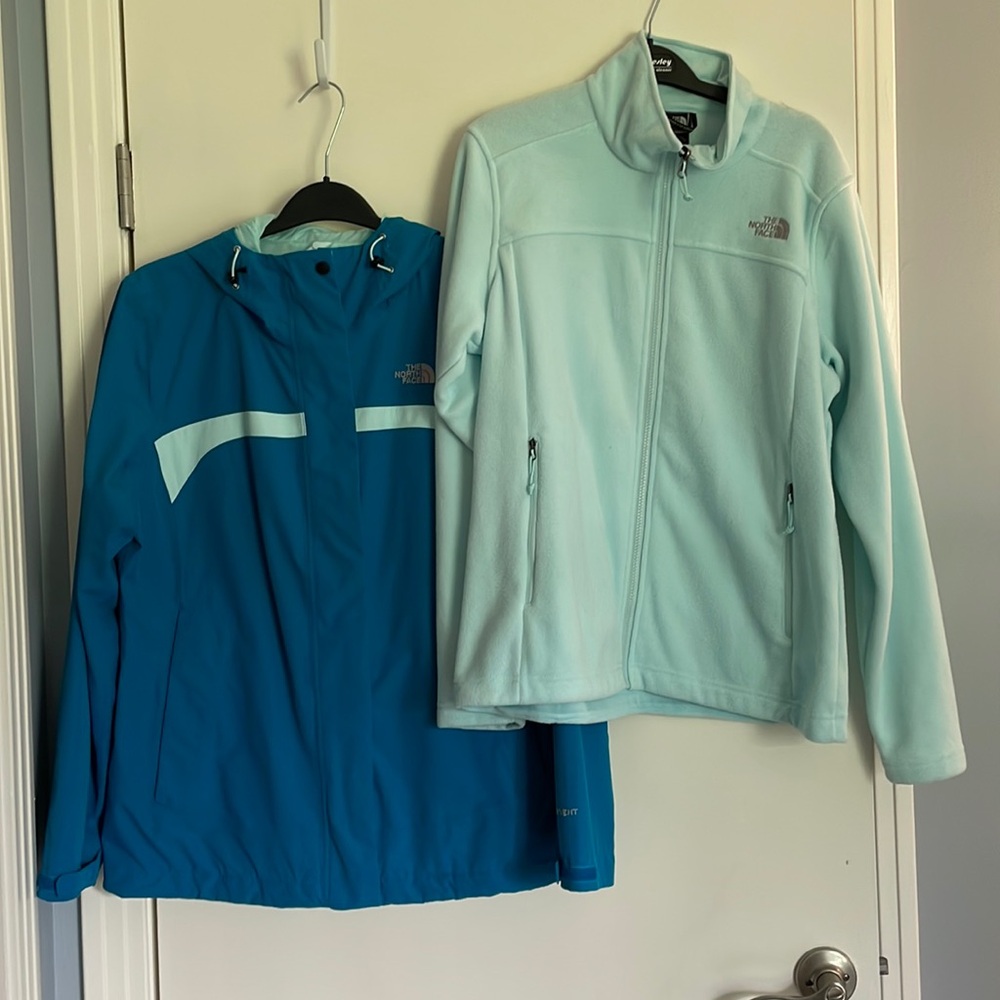 2 layer North Face coat